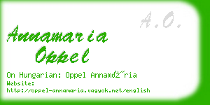 annamaria oppel business card